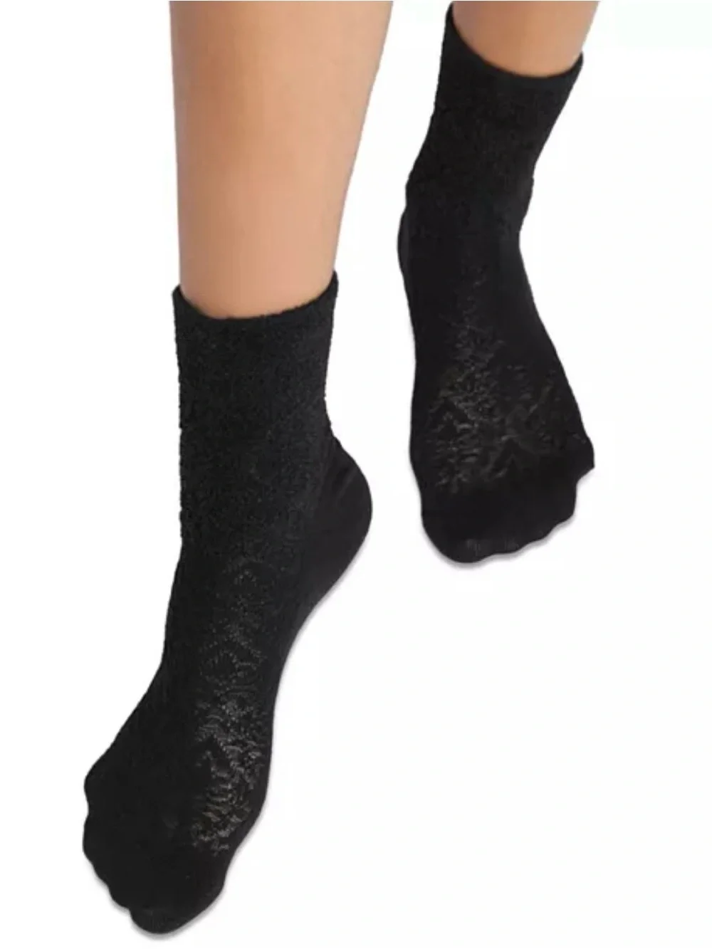 Stems Fleur Cotton Blend Crew Socks